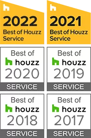 Eclipse Dev LLC awarded Best of Houzz Service Award 2017 2018 2019 
 2020 2021 and 2022